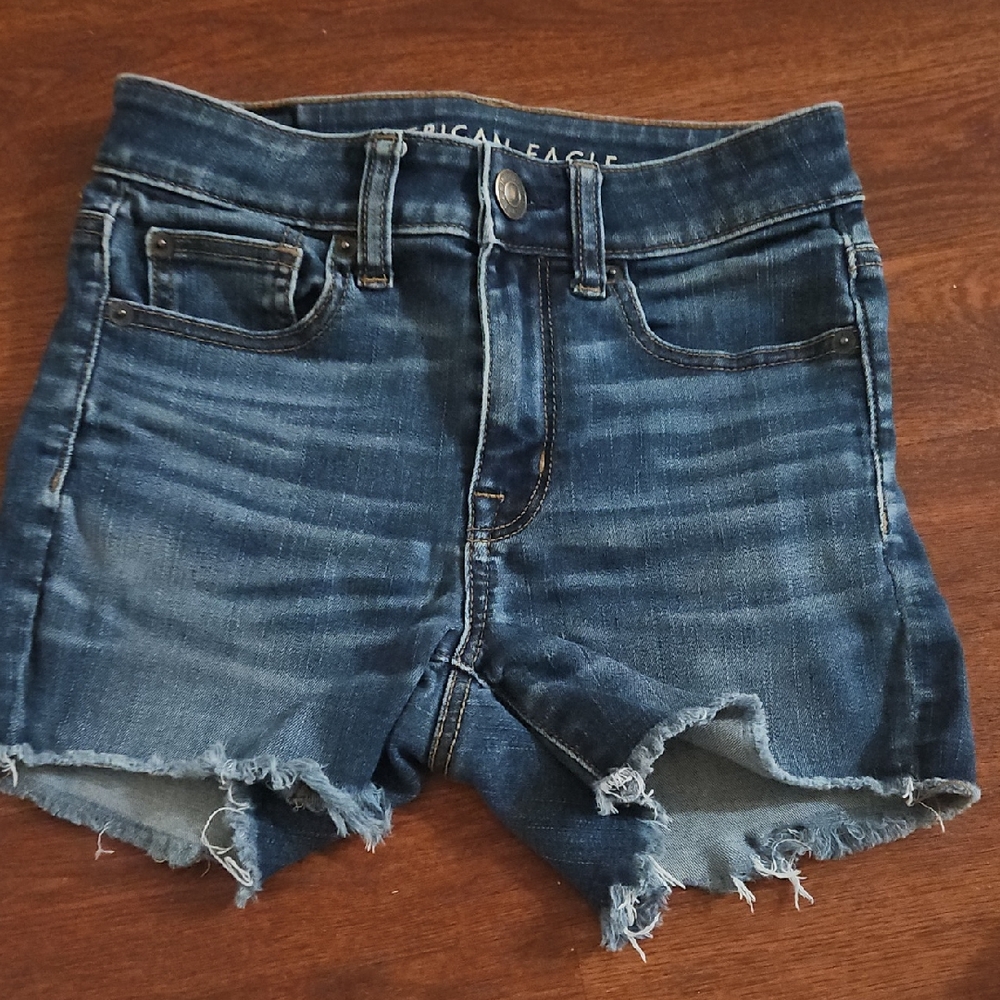 American Eagle Outfitters Dark Blue Jean Shorts